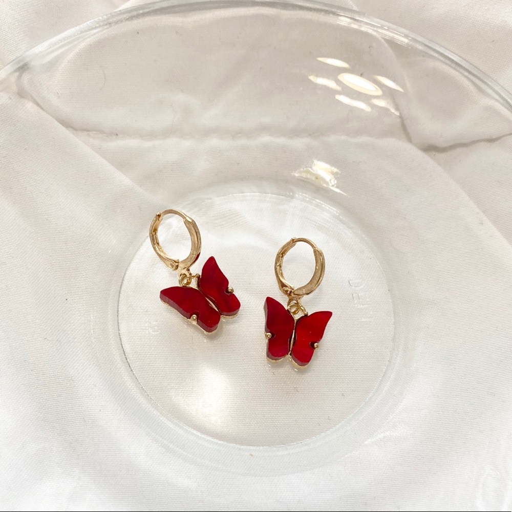 NEW IN! butterfly charm drop earrings (buy 1 get two free!!!)